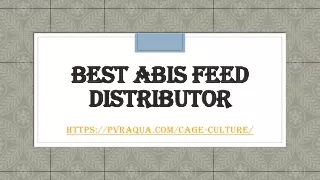 best abis feed distributor