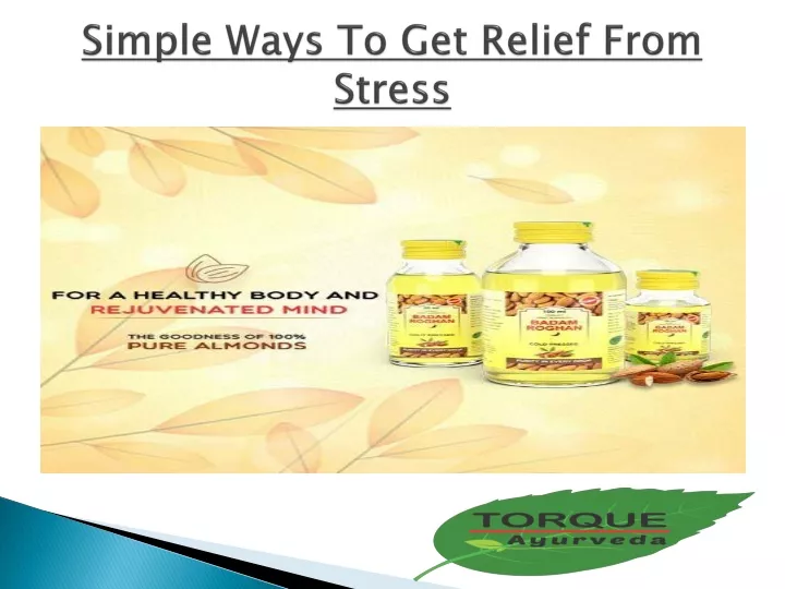 simple ways to get relief from stress