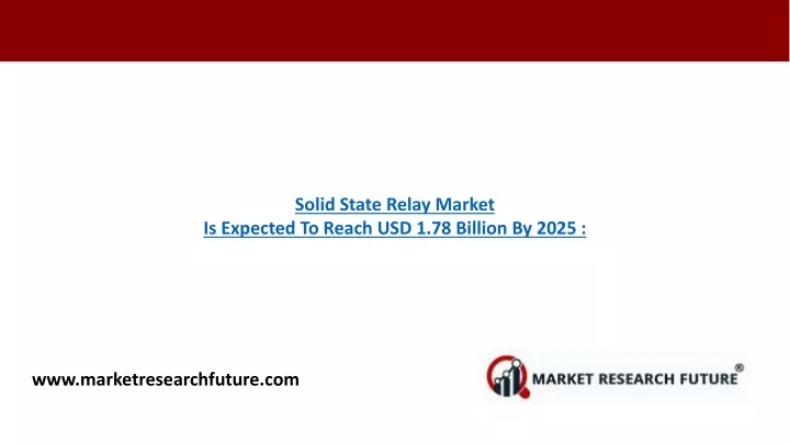 solid state relay market is expected to reach usd 1 78 b illion by 2025