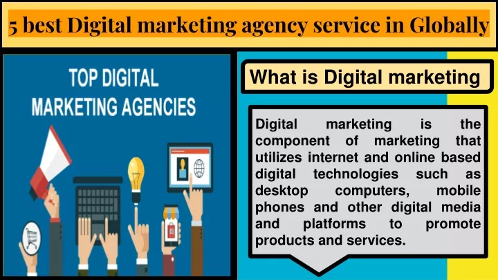 5 best digital marketing agency service in globally