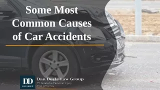 some most common causes of car accidents