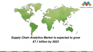 supply chain analytics market is expected to grow