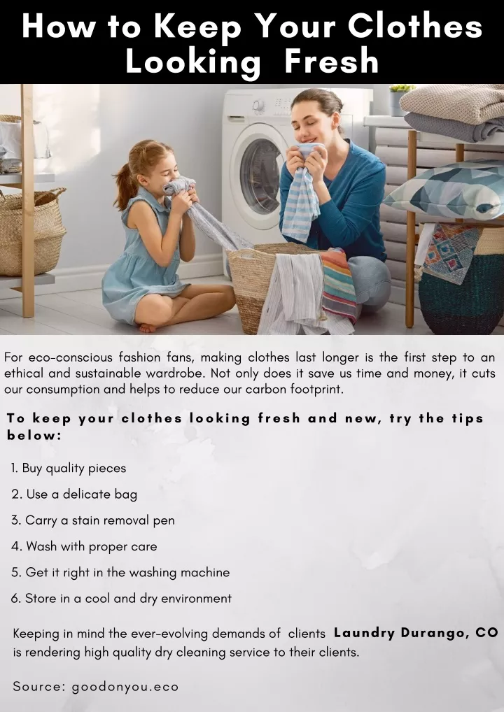 how to keep your clothes looking fresh