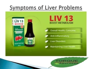 Symptoms of Liver Problems