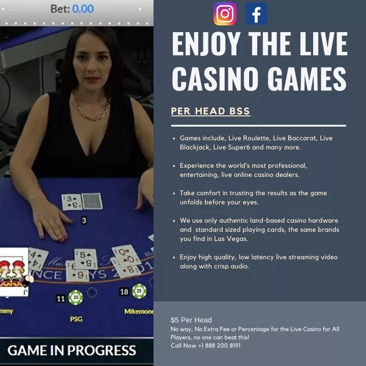 enjoy the live casino games