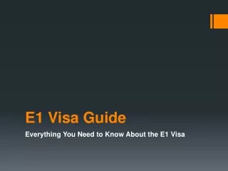 E1 Visa Lawyer CA, USA