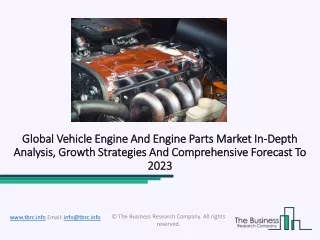 global vehicle engine and engine parts global