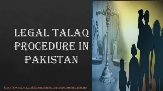 Short Way To Know About Talaq Procedure in Pakistan