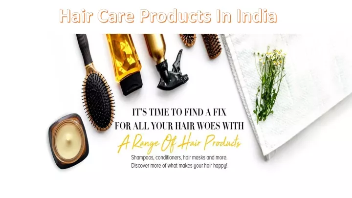 hair care products in india