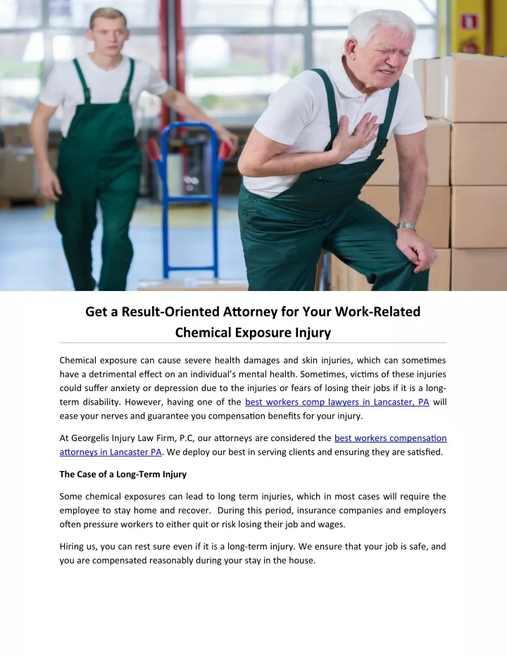 get a result oriented attorney for your work