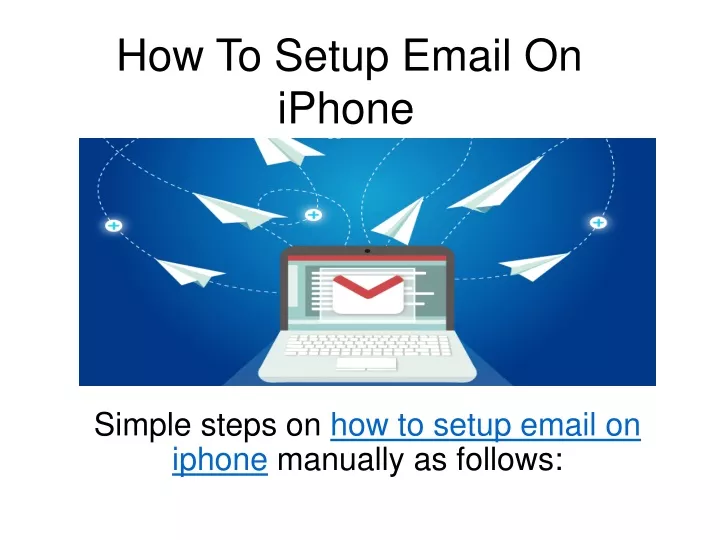 how to setup email on iphone