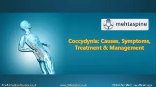 Coccydynia - Causes, Symptoms, Treatment & Management
