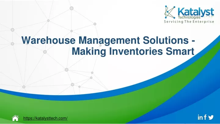 warehouse management solutions making inventories