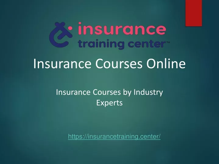 insurance courses online