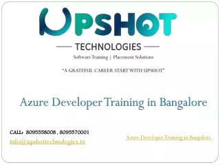 Azure Training in Bangalore, BTM layout | Best Azure Training Institute Bangalore BTM