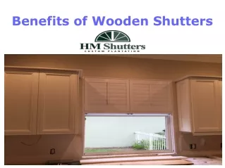 Benefits of Wooden Shutters