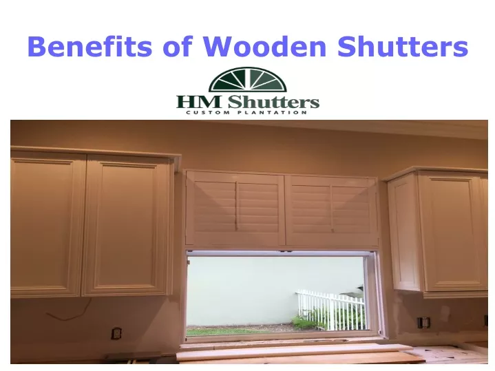 benefits of wooden shutters