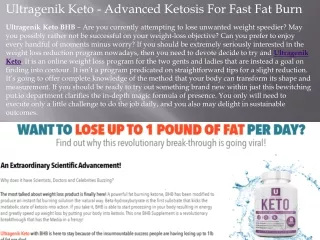 Ultragenik Keto - Advanced Ketosis For Fast Fat Burn