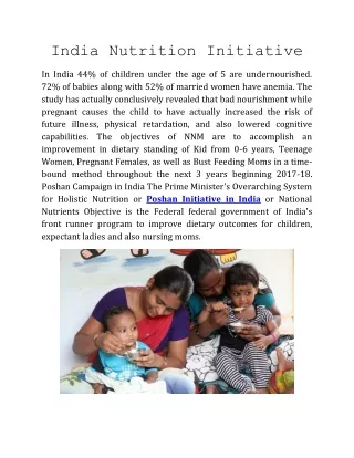india nutrition initiative