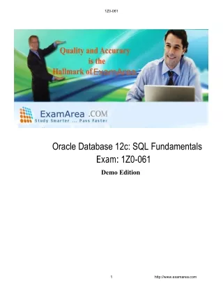Oracle Database 12c: SQL Fundamentals Exam Preparation