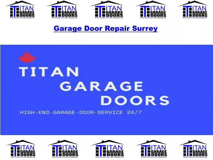 garage door repair surrey