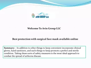 Best protection with surgical face mask available online