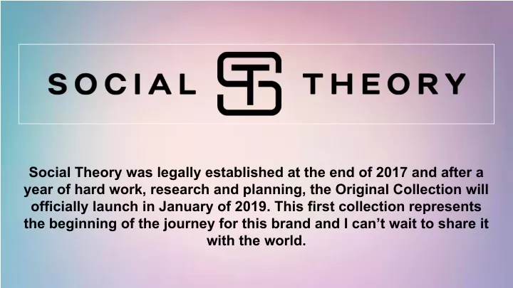 social theory was legally established