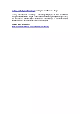 looking for instagram post design instagram post