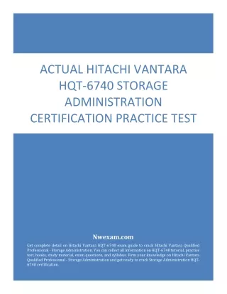actual hitachi vantara hqt 6740 storage