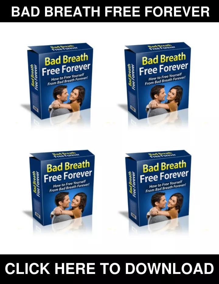 bad breath free forever