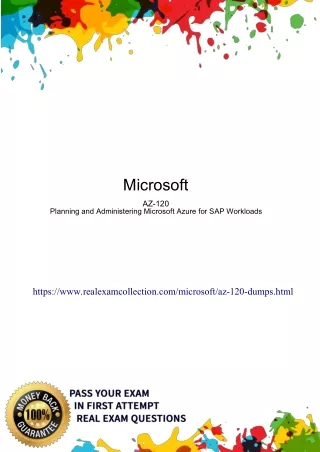 Pass Your Microsoft AZ-120 Exam In First Attempt - AZ-120 Dumps PDF