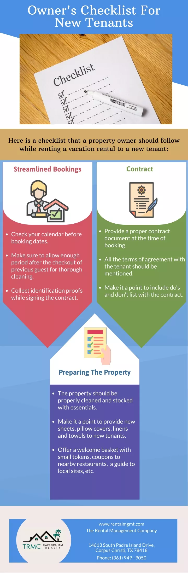 owner s checklist for new tenants