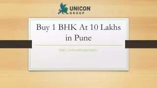 buy 1 bhk at 10 lakhs in pune