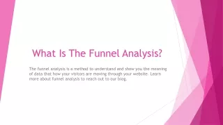 what is the funnel analysis
