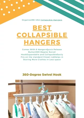 OrganizeMe Collapsible Hangers