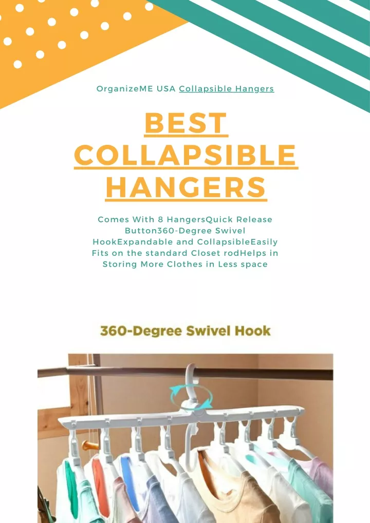 organizeme usa collapsible hangers