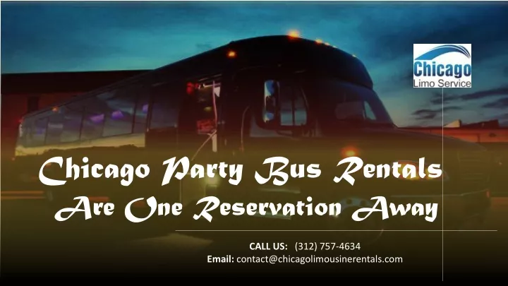 chicago party bus rentals