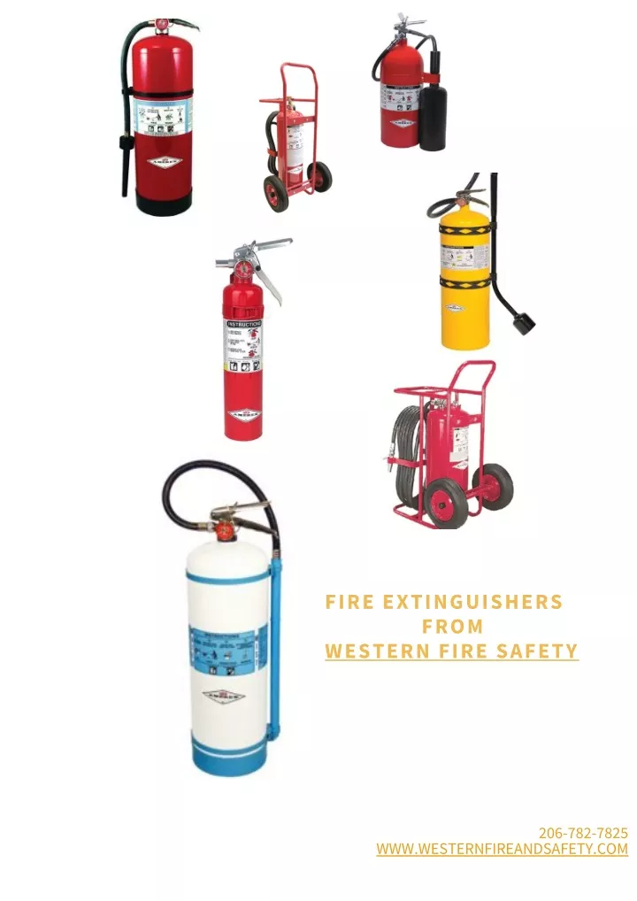 fire extinguishers from western fire safety