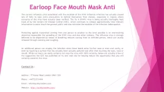 earloop face mouth mask anti