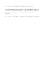 Custom Application Design | Custom App Development Company in india - slide 1