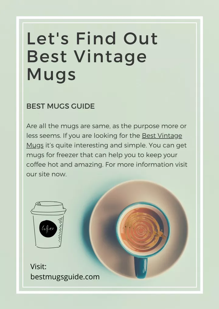 let s find out best vintage mugs