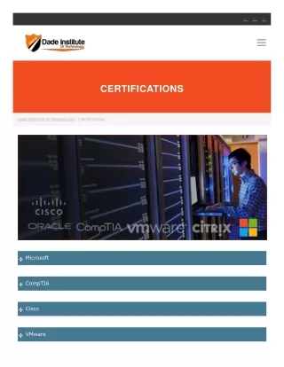 It certification courses