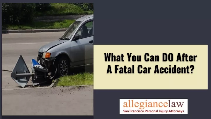 what you can do after a fatal car accident