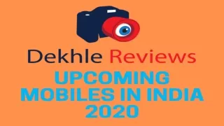 Upcoming mobiles in india 2020