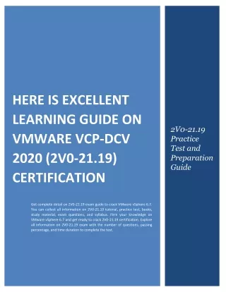 here is excellent learning guide on vmware