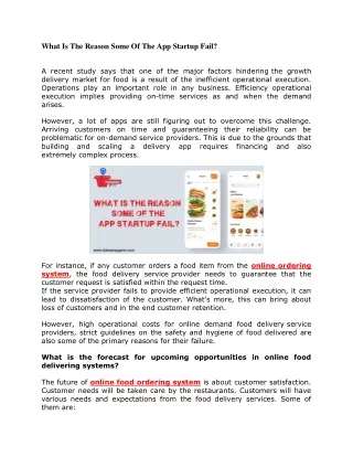 what is the reason some of the app startup fail