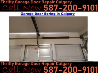 Garage Door Spring in Calgary