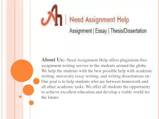 Get the Best Information Technology Assignment Help to Receive A+ Score.