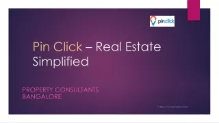 Pre launch property in Bangalore - pinclick.com