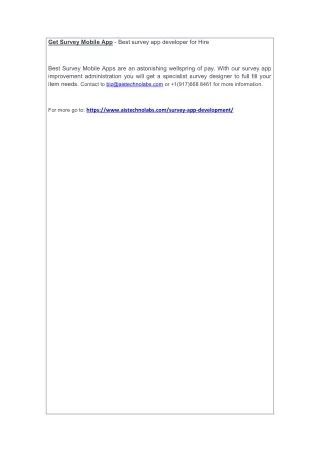 get survey mobile app best survey app developer